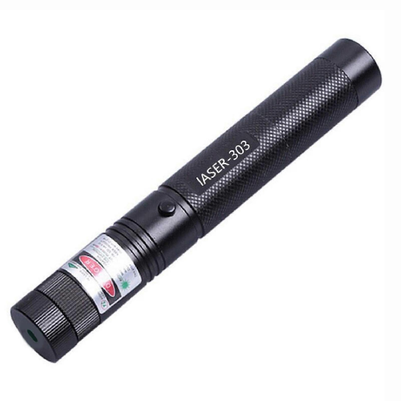 Kaesi Aluminum Alloy 303 Laser Green Light Flashlight Lamp Pointer with Battery for Outdoor Office Teaching