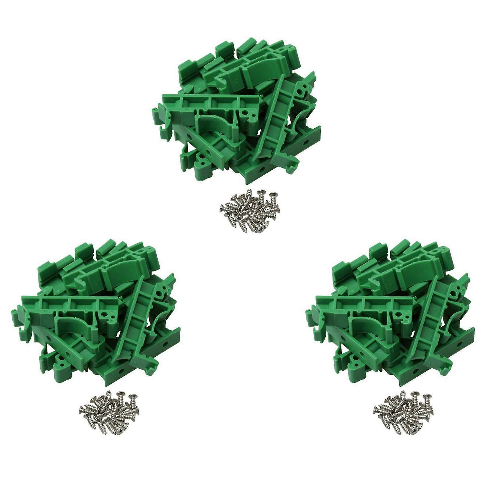 150Pcs DRG-01 PCB for DIN 35 Rail Mount Mounting Support Adapter Circuit Board Bracket Holder Clips