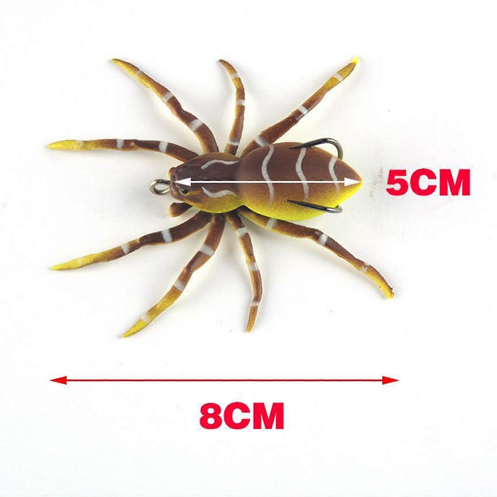 3x Spinne weicher Köder 3,1 "Köder künstliche Köder Angelköder Outdoor