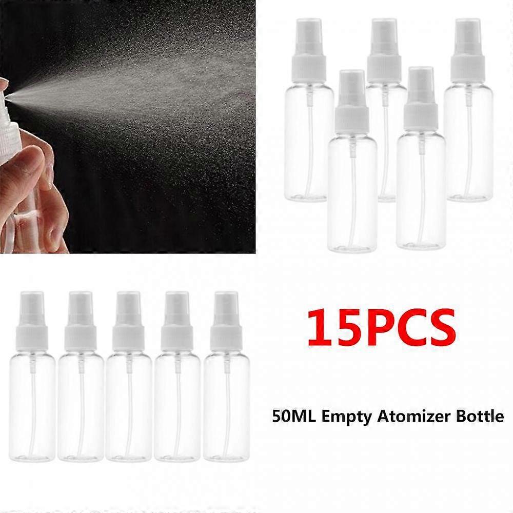 15X 50Ml tomma sprayflaskor, plastflaska