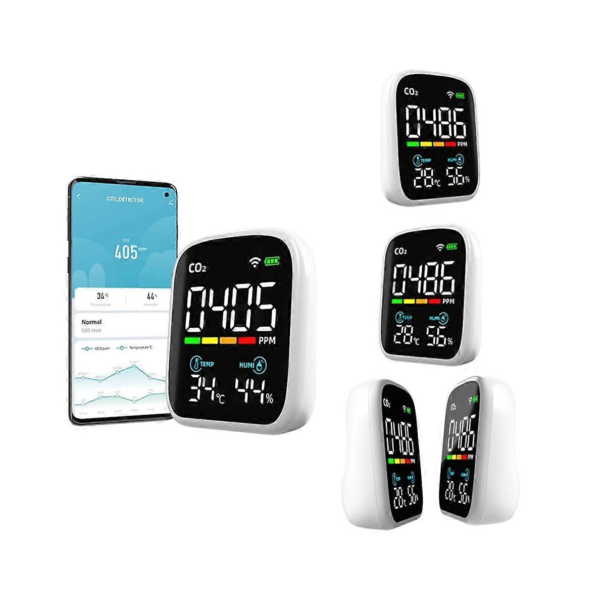 WIFI Infrarood CO2 Monitor Kooldioxide Monitor NDIR Sensor Luchtkwaliteit Monitor Kooldioxide Det