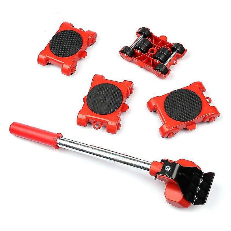 5Pcs Furniture Mover Shop Lifting Moving Heavy Duty Furniture Remover Lifter Sliders Kit Hand Trans