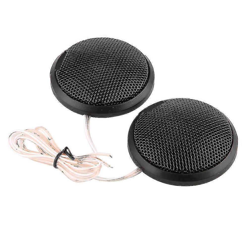 Black 20W Mini Car Speaker Audio Round Stickable Loudspeaker Automobile Speaker with Glue