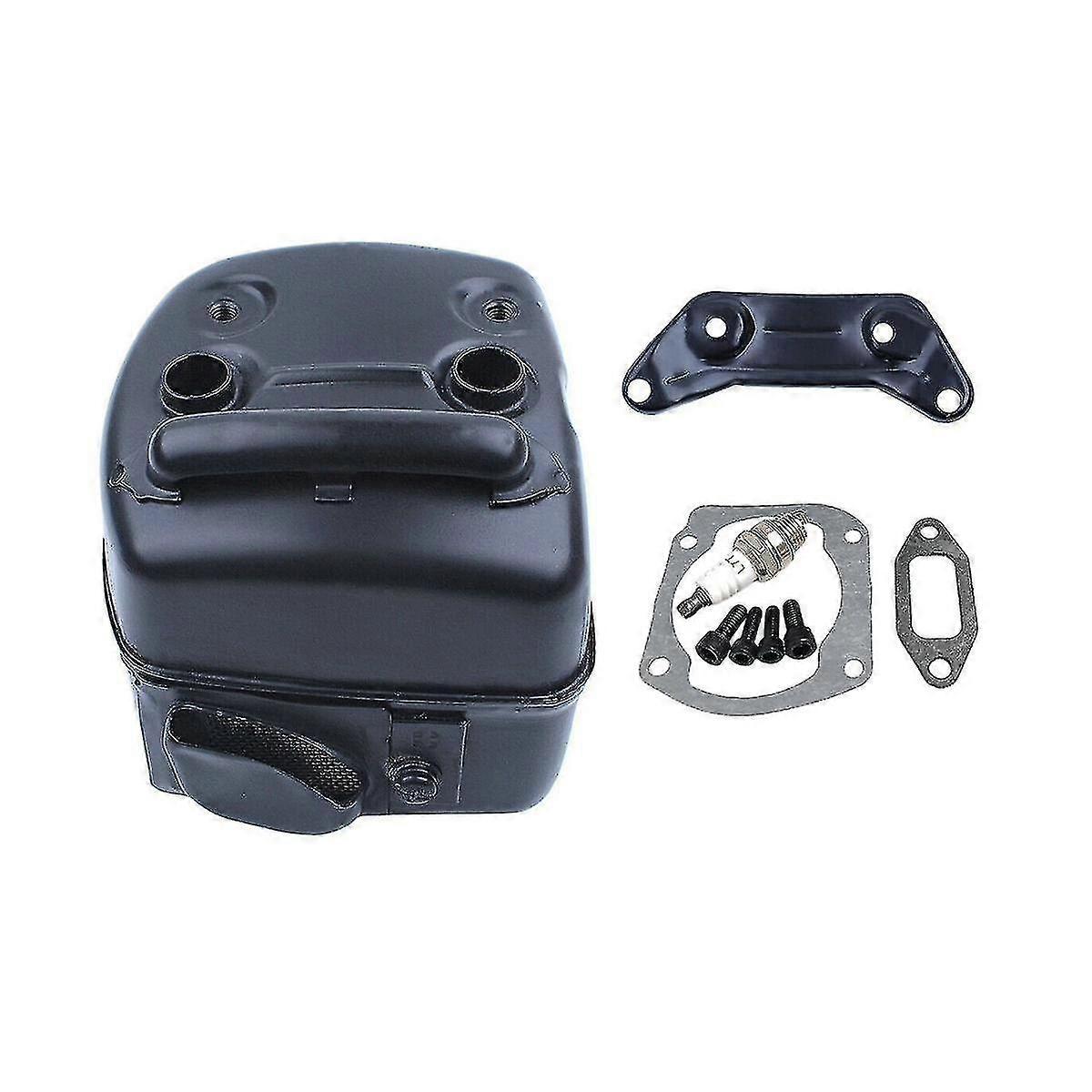New Muffler Chain Saw Accessories For 372 Gasket Bracket Kit