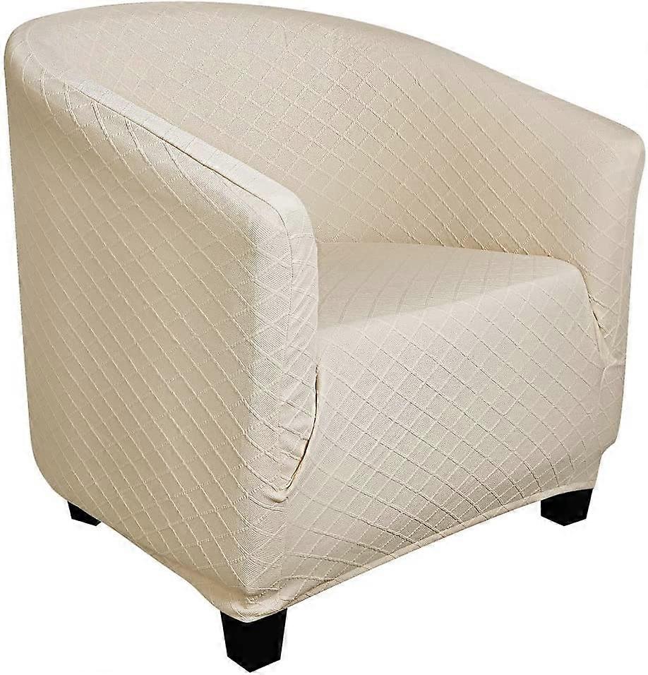 Chair Slipcover Stretch Barrel Chair Covers Solid Color Tub Chair Slipcovers Spandex Armchair Sofa Cover Removable Couch Furniture Protector Arm Chair
