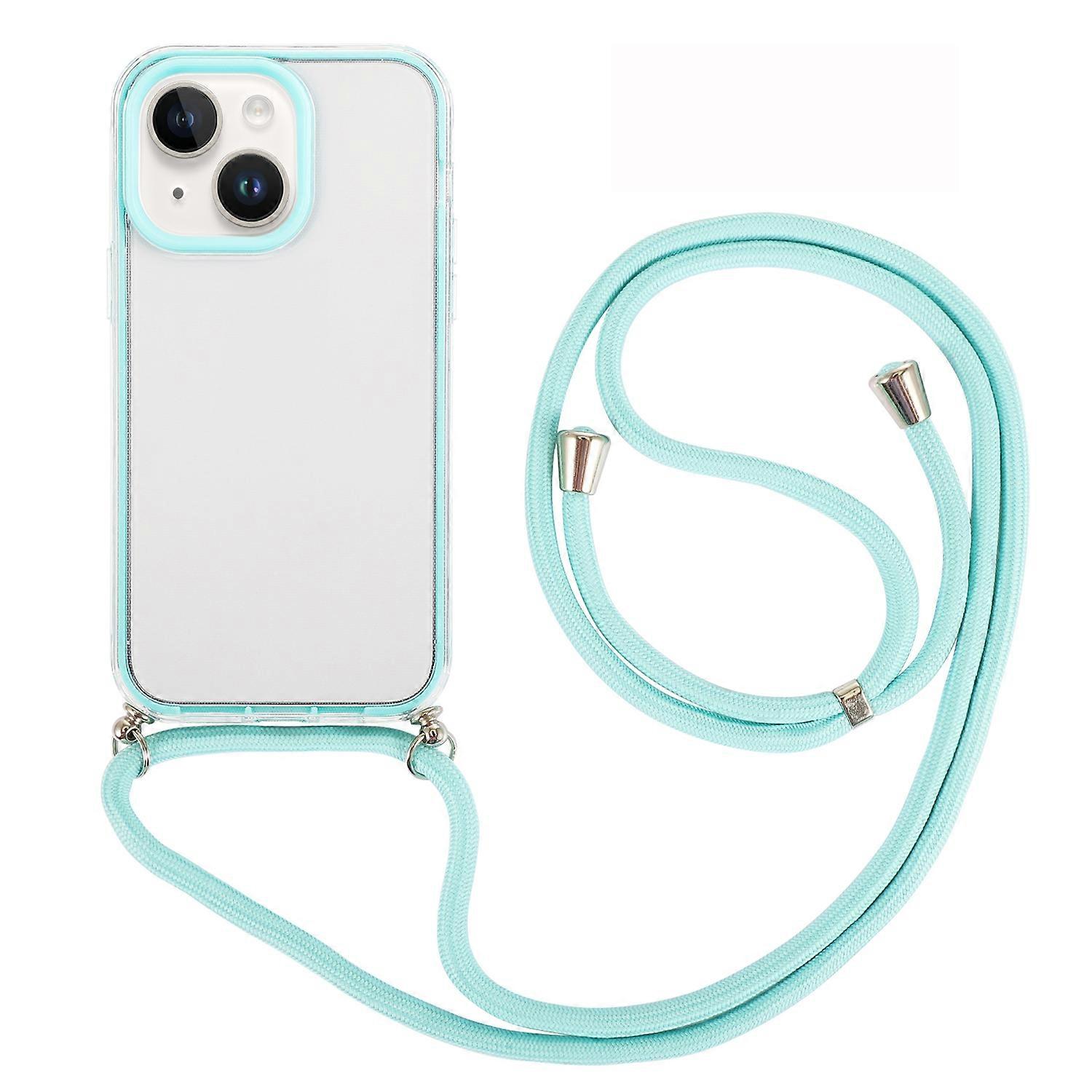 For iPhone 14 Plus 3 In 1 PC + TPU Transparent Phone Case