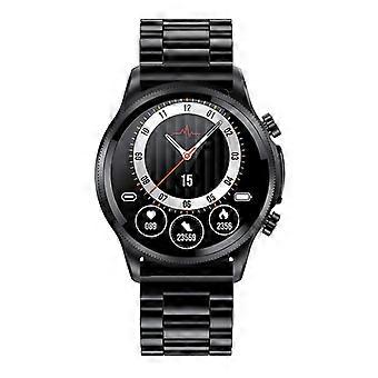 1.39-inch smart watch body temperature heart rate ECG multi-sport mode health smart bracelet sports watch three strains black steel