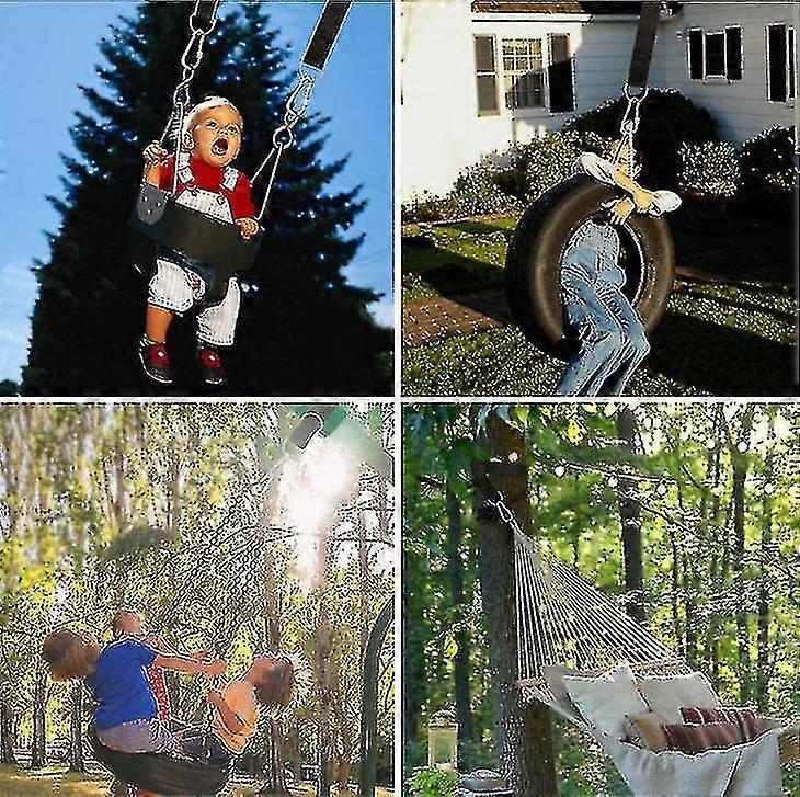 Tree Swing Belt Suspension Kit With Two Zinc Alloy Guns