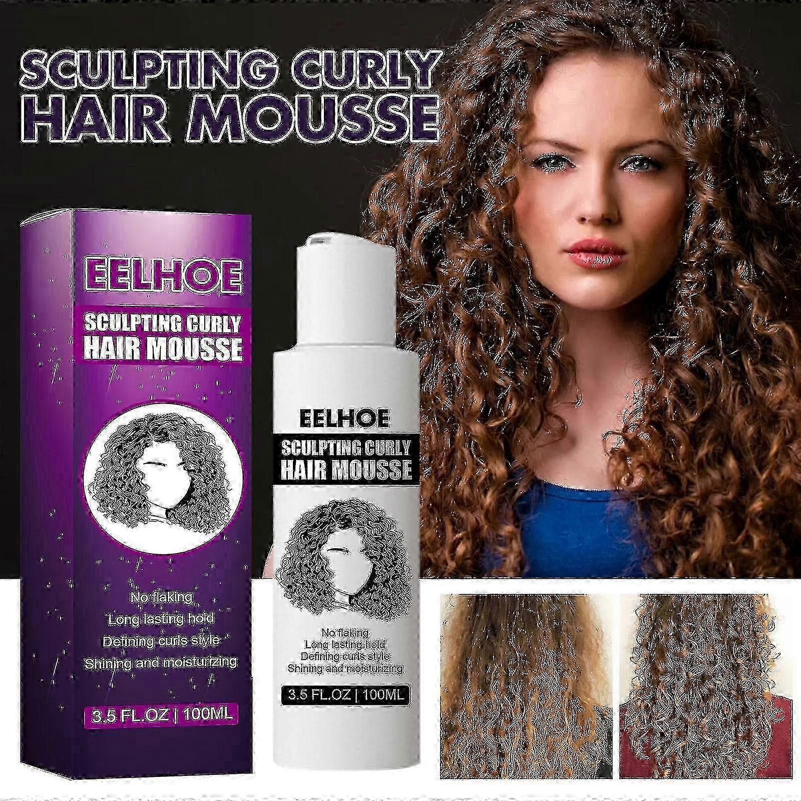 Krullend haar stylen