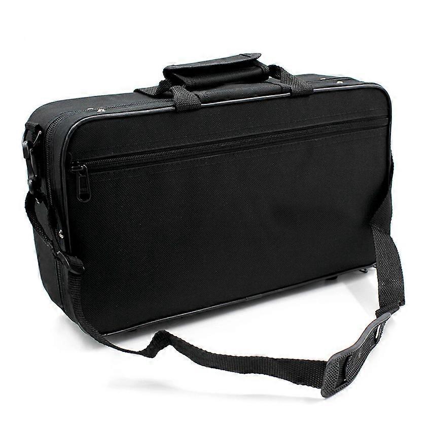Clarinet Case Bag Portable Cross-body Black Tube Cloth Box Square Box Oxford Cloth Case Drop-proof and Wear-resistant