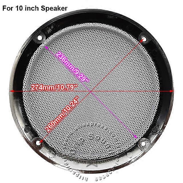 For 2"/3"/4"/5"/6.5"/8"/10" Speaker Grill Cover Hige-grade Car Home Audio Conversion Net Decorative Circle Metal Mesh Protection