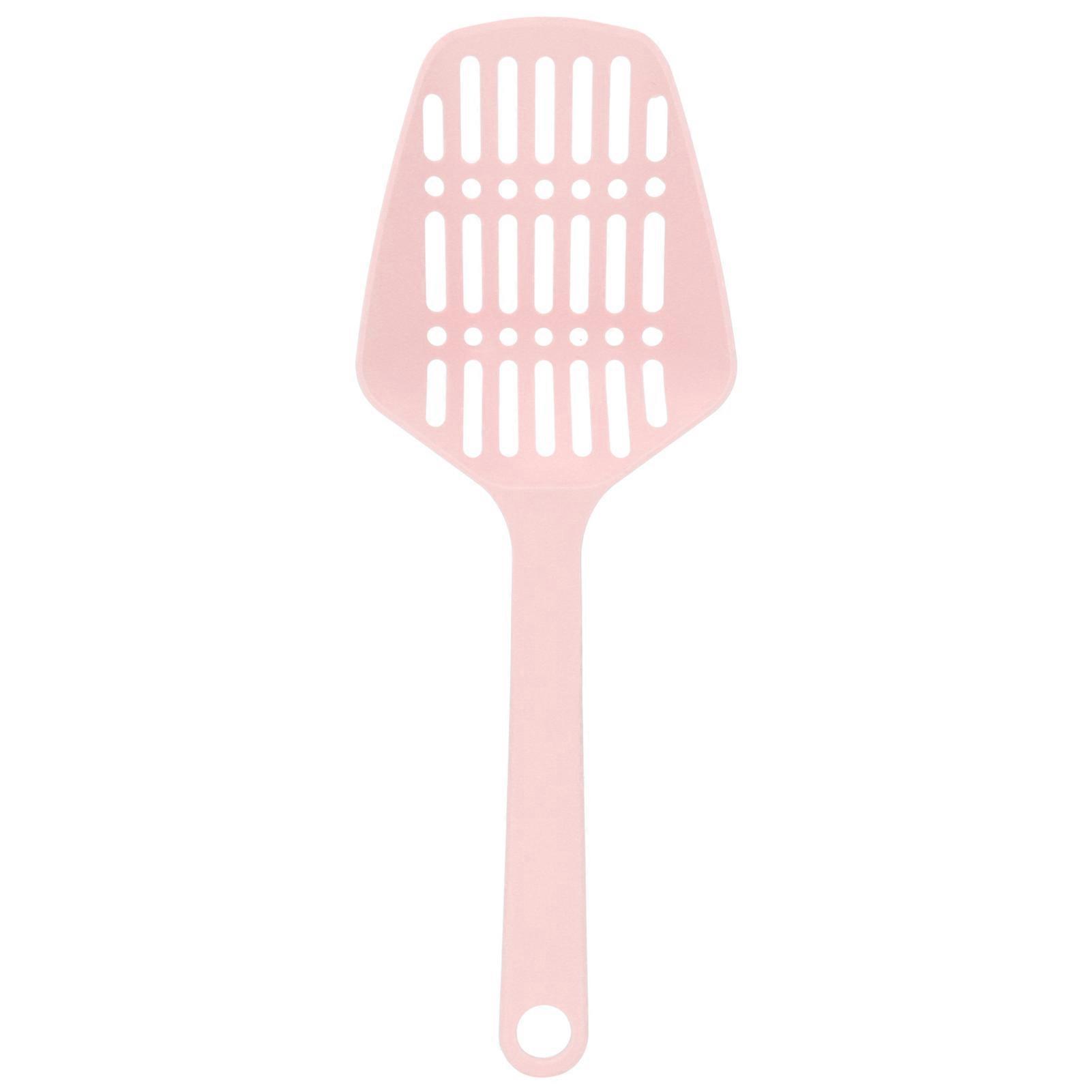 Large Cat Litter Scoop Cleaning Tool with Back Hook for Pets Pink
