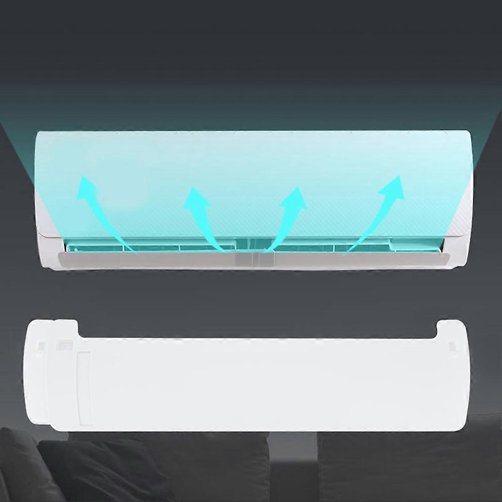 White Retractable Air Conditioner Deflector Cold Shield Baffle Anti Direct Blowing