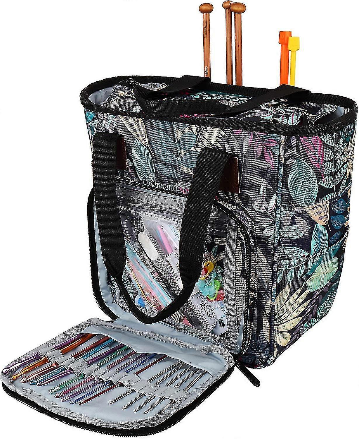 knitting Yarn Storage Bag,hand Knitting Bag Travel Tote Organizer