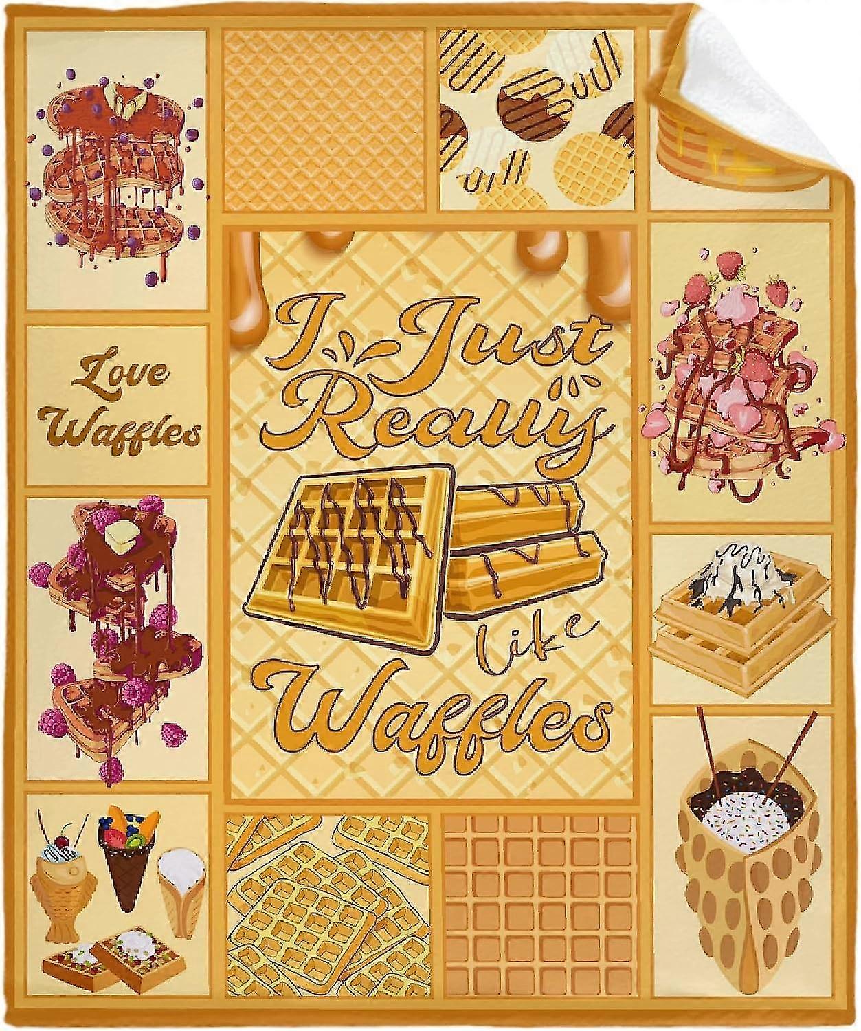 أنا فقط أحب الفطائر الفانيلا رمي بطانية فائقة النعومة ومريحة البطانيات القطيفة لسرير الأريكة خفيفة الوزن ومتينة Suids10714