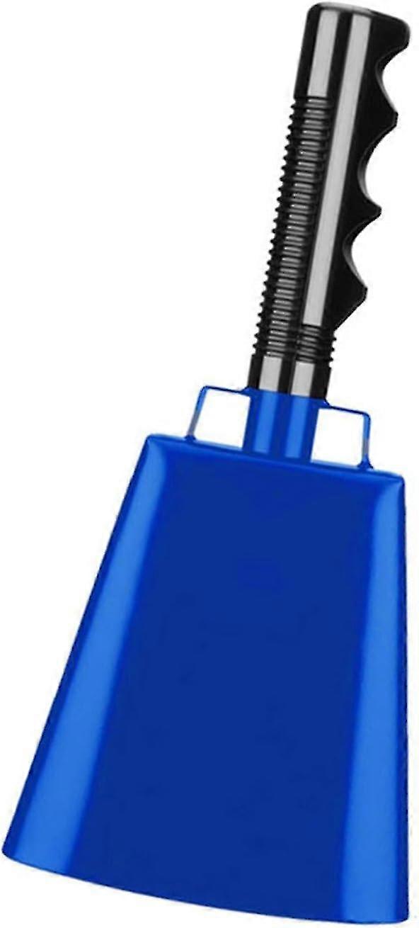 Blue Cowbell with Handle - Loud Cheering Bell for Concerts, Birthdays, and Celebrations