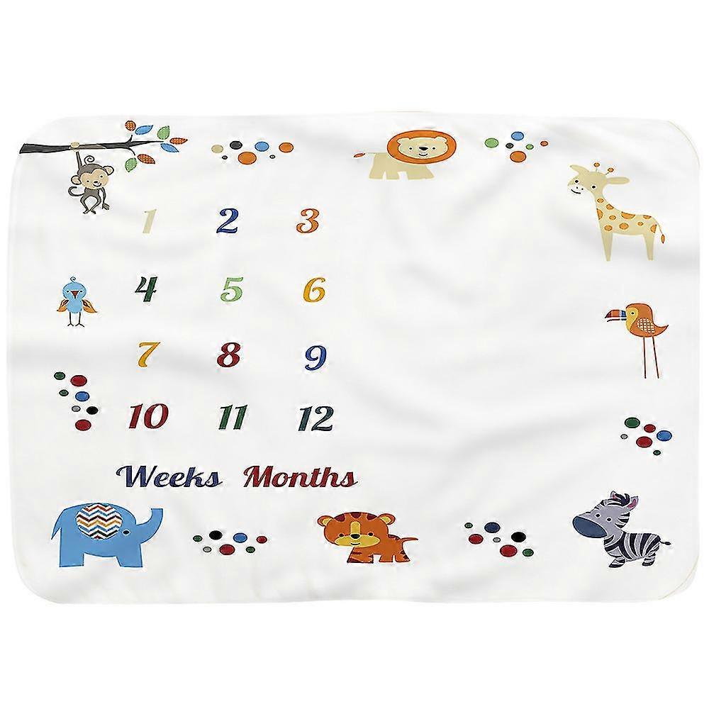 الطفل الشهري معلم الفانيلا بطانية حديثي الولادة صورة حصيرة التصوير الفوتوغرافي الخلفية- yyc