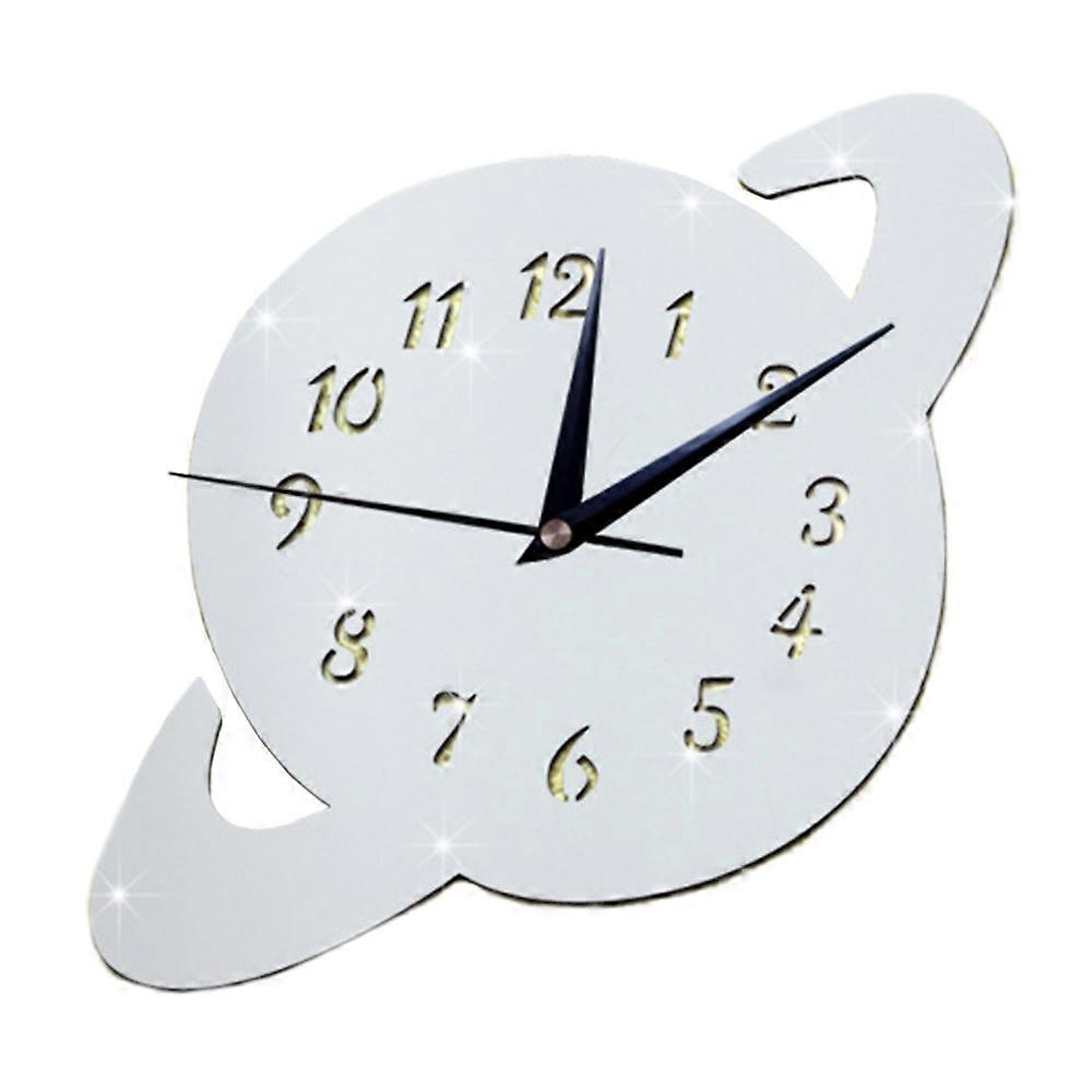 Mirror DIY Creative Wall Clock Acrylic Sticking Decoration