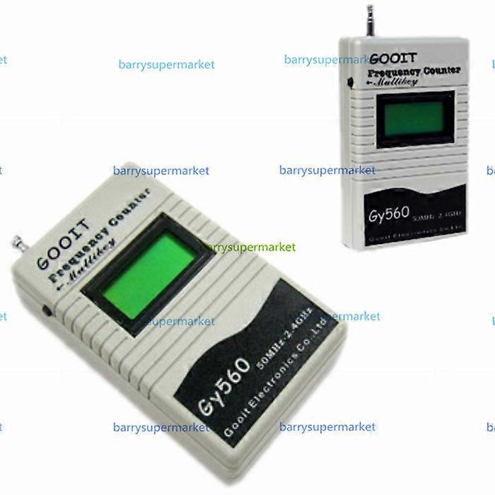 GY560 Frequency meter Counter tester for Two-Way Radio Transceiver GSM 50MHz-2.4GHz 7 DIGIT LCD Display with Signal Meter
