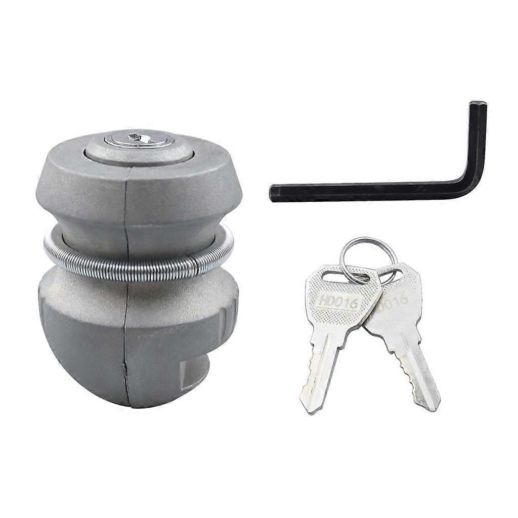 Universal 50mm Security Tow Ball Trailer Coupling Hitch Ball Lock with 2 Keys