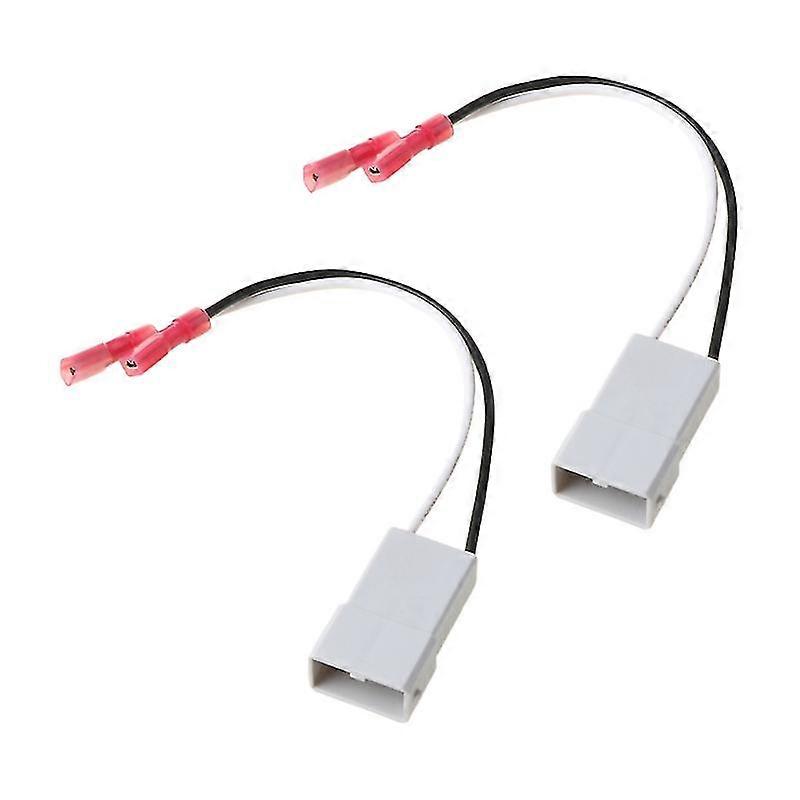 2pcs Vehicle Horn Speaker Wiring Harness Adapter Plug Connector Fit For Honda
