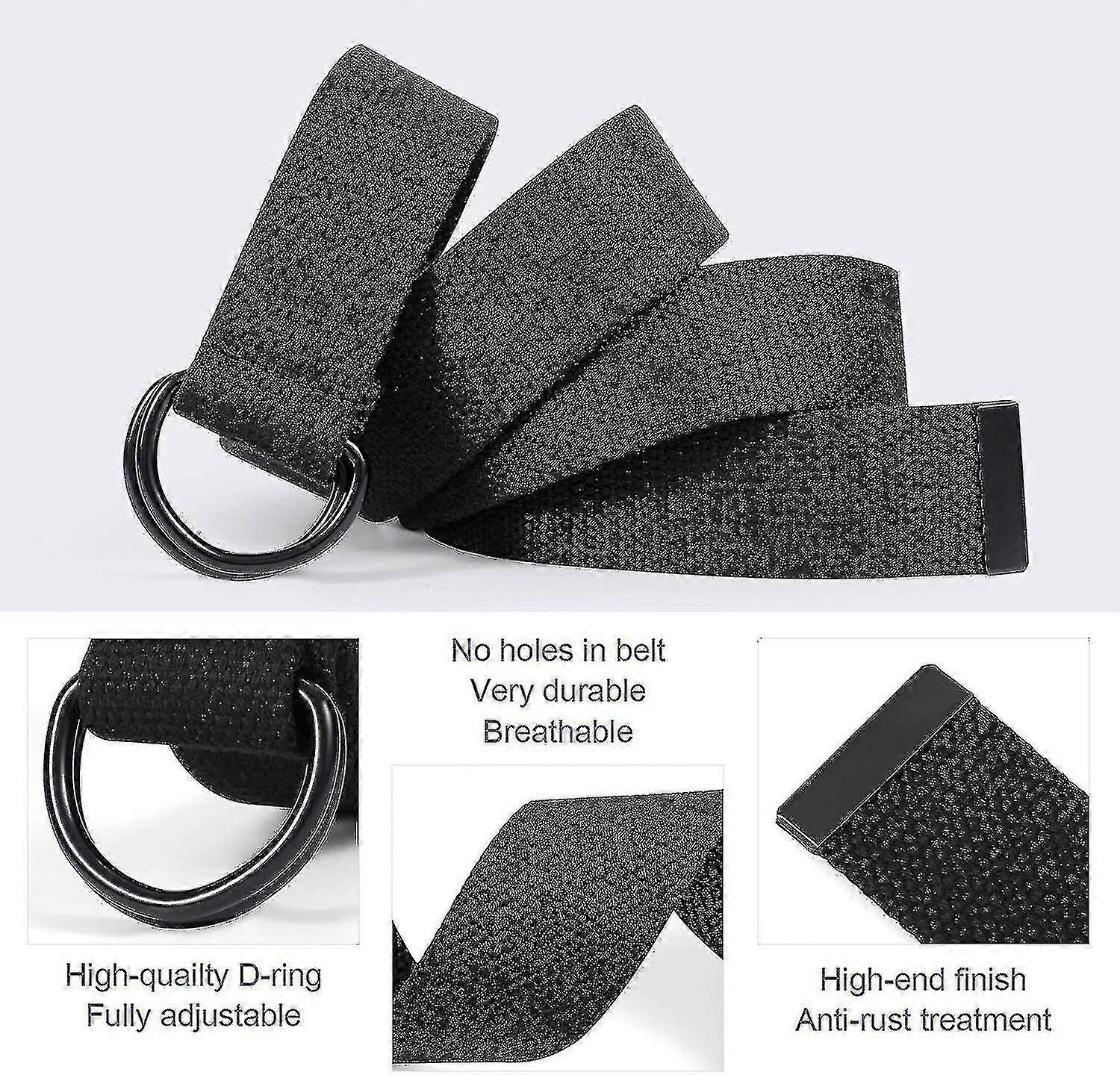 Double pin canvas belt