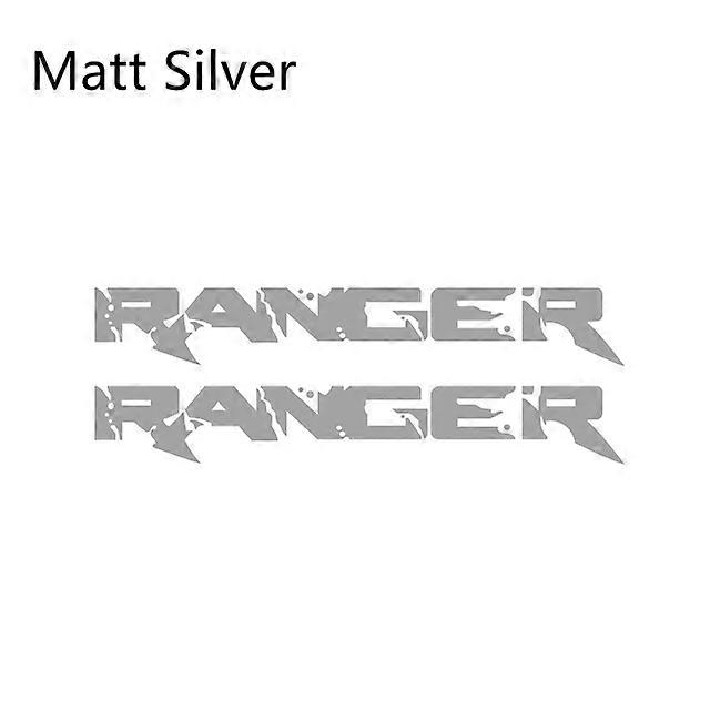 2Pcs For Ford Ranger Raptor Car Side Door Stickers Pickup Trunk Decoration Vinyl Film Decals Auto Styling Tuning Accessories