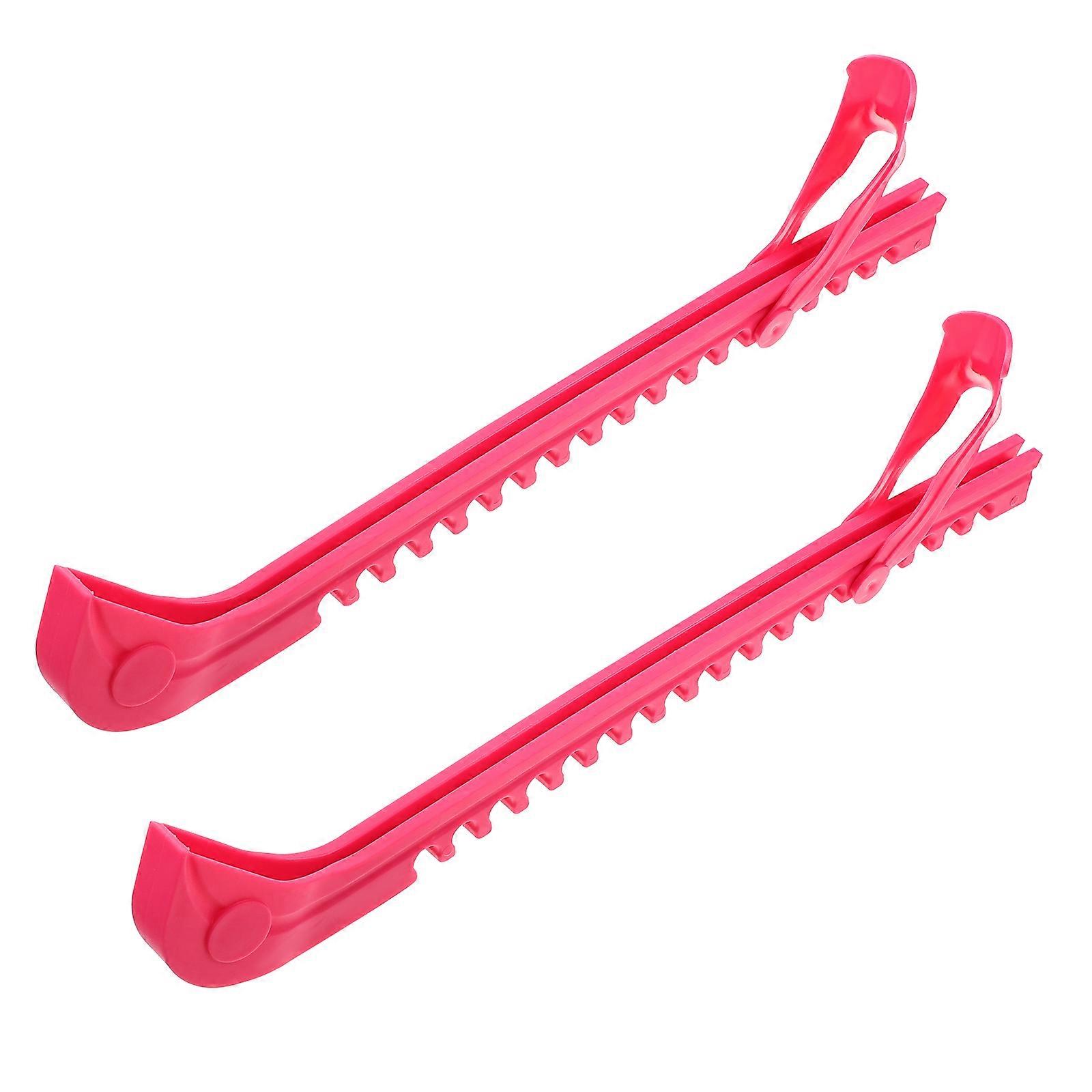 1 par Skøytesko Blader Dekker Skøyter Blader Guard Skøyter Blades ProtectorsPink)