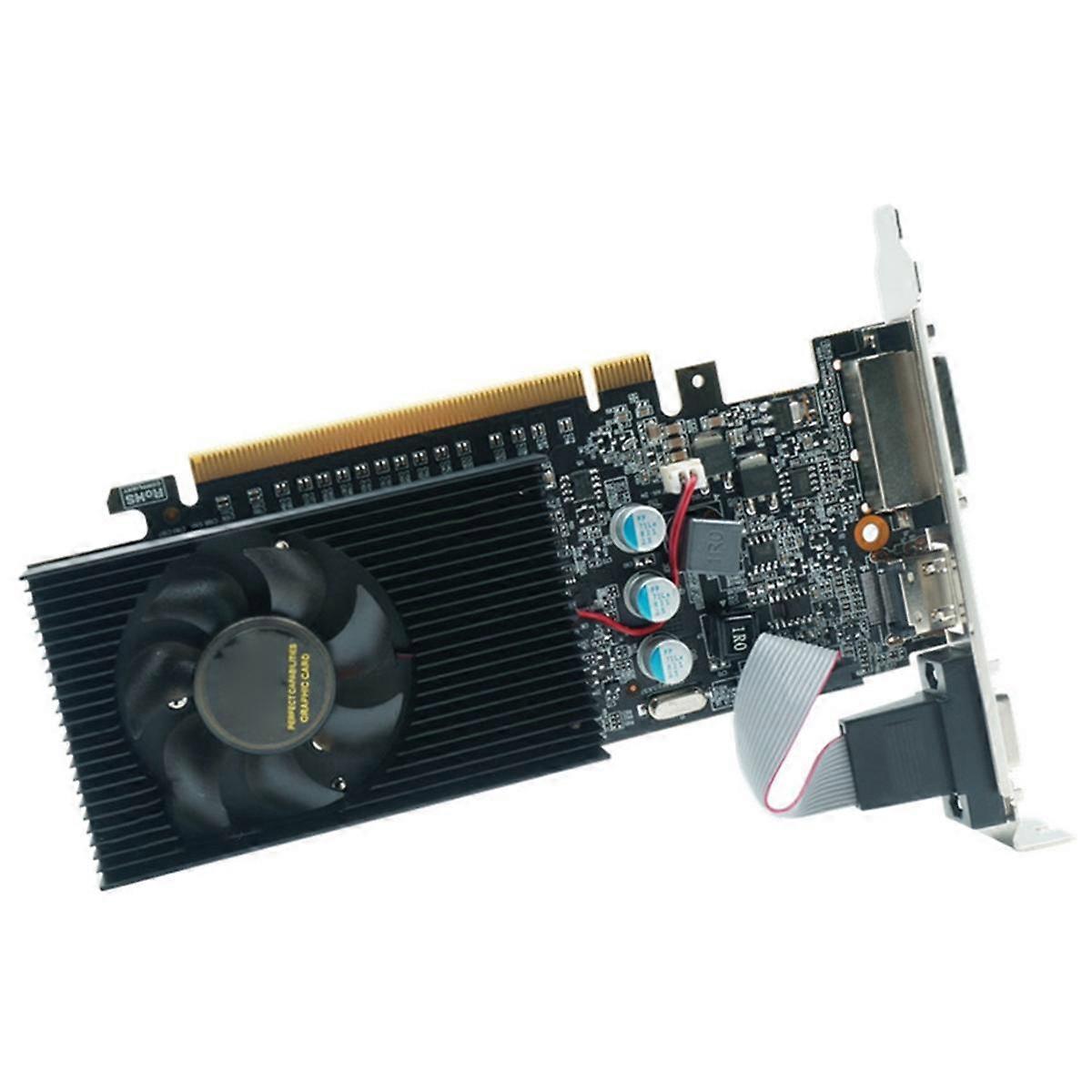 GT730 2 GB grafikkort GT730 DDR3 64-bit DDR3 grafikkort GT 730 DDR3 skjermkort - kompatibelt