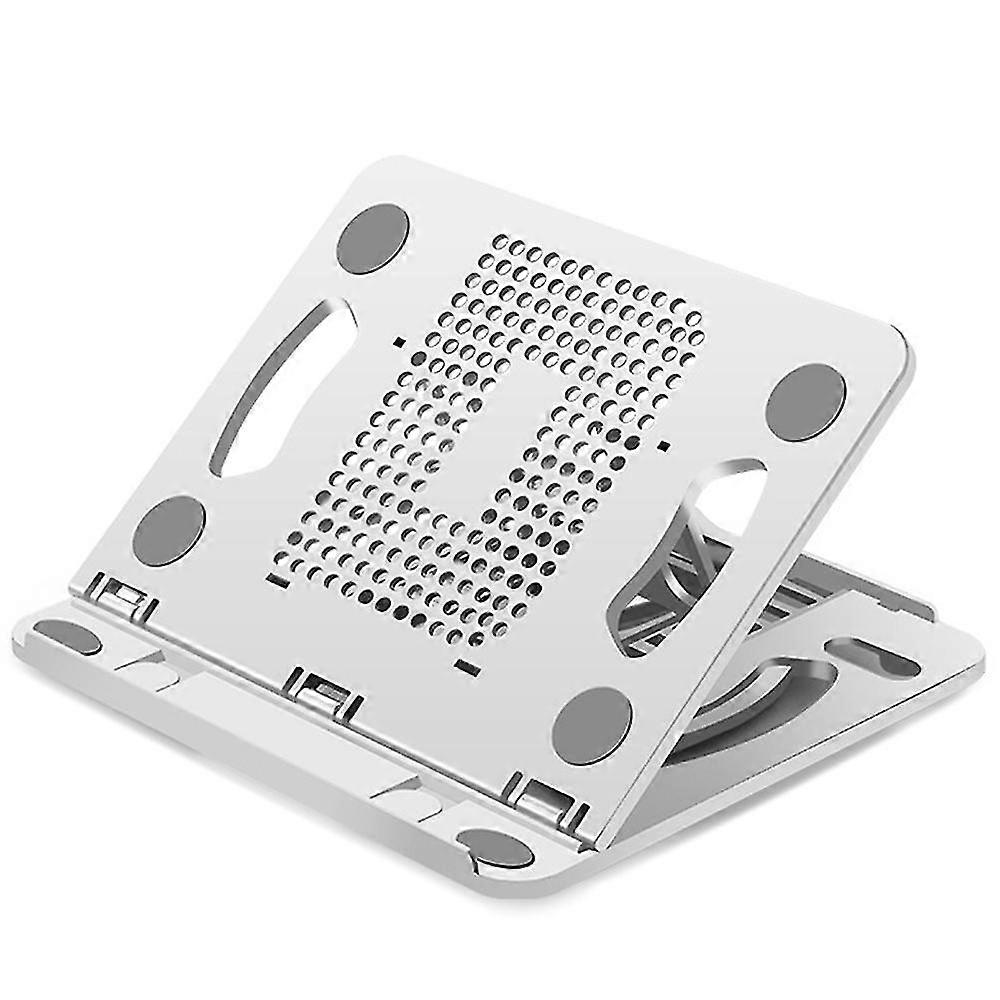Laptop Stand Computer Desktop Cooling 360 Degree Rotation (White)
