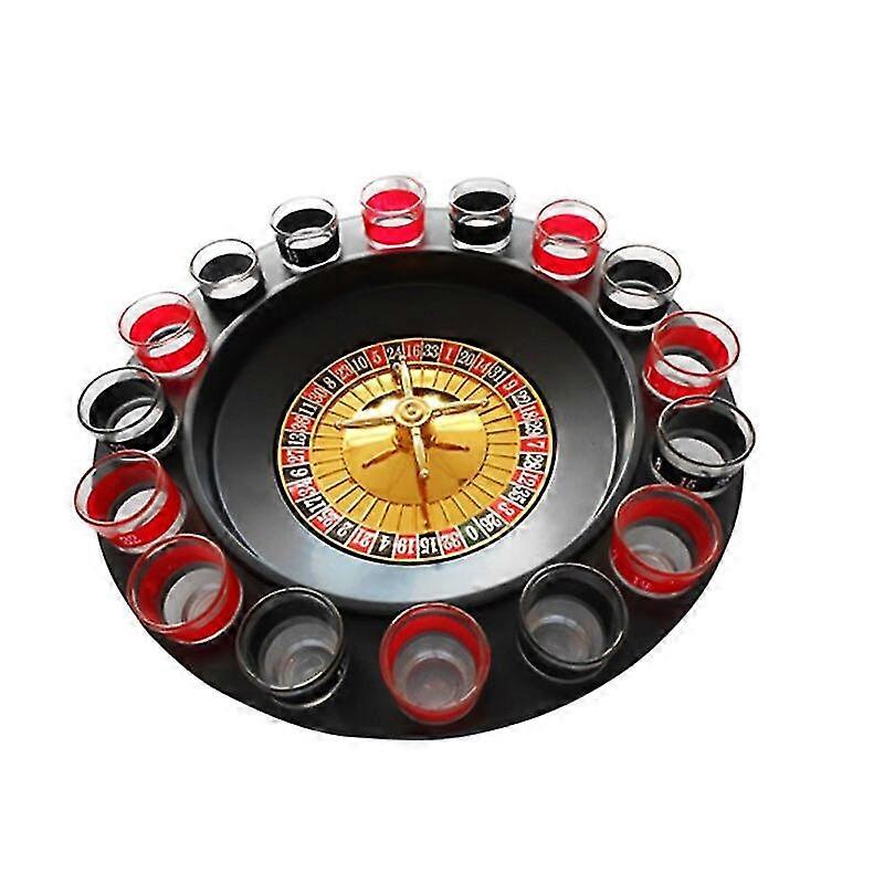 16 Hole Roulette Turntable Wine Glass Game