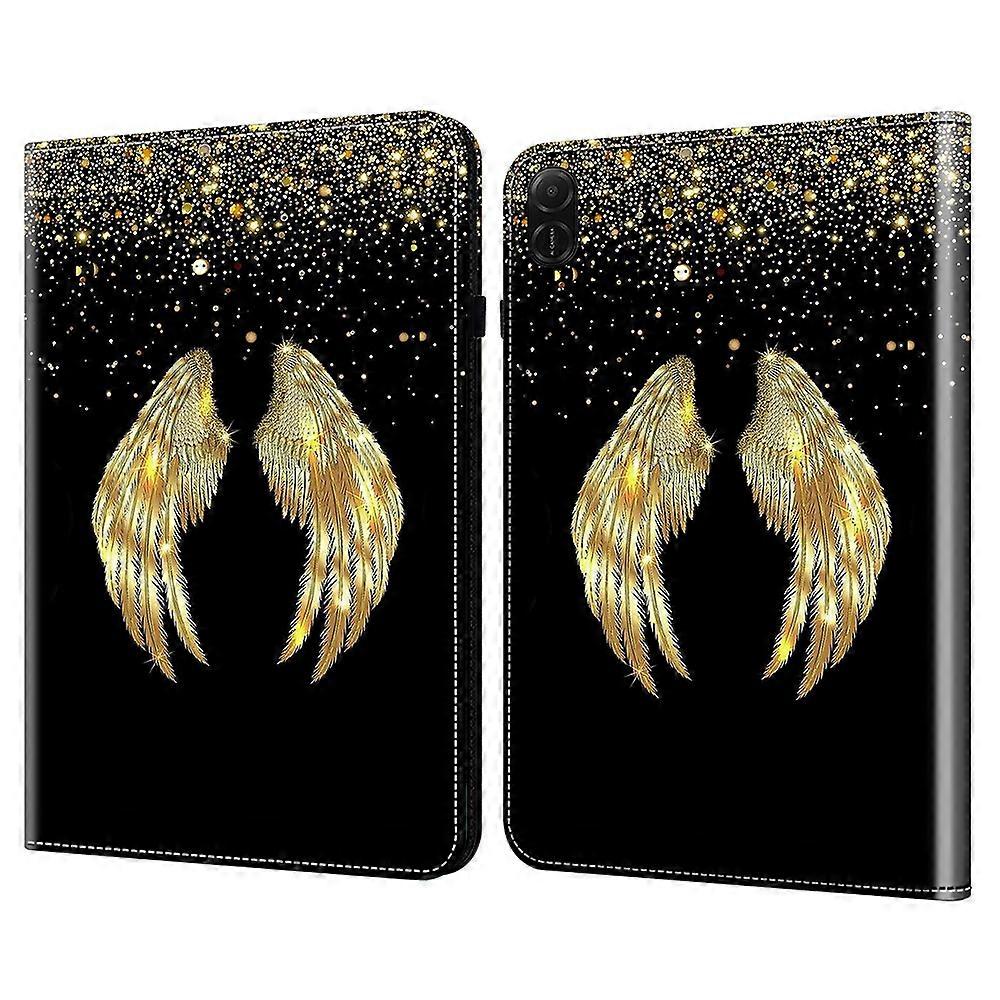 Flip Stand Leather Tablet Cover For Honor Pad X8a, Pattern Printed Tablet Protective Case
