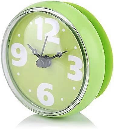Mini Suction Cup Waterproof Clock, Specialty Clocks Waterproof Clocks(Green)