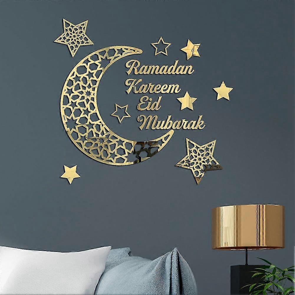 Ramadan Kareem Stickers Decorations Wall Eid Mubarak Decor Bedroom ...