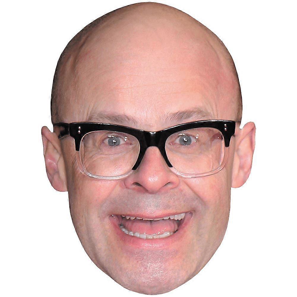 Harry Hill (Smile) Celebrity Mask, Flat Card Face