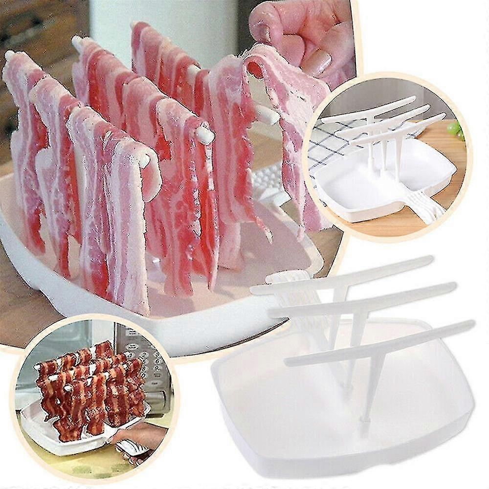 Bacon Tray Rack Microwave Bacon Cooker Shelf Rack Cooking Tool