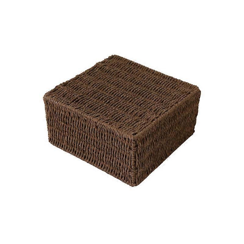 Storage Box Durable Handmade Sturdy Rattan Storage Basket for Home JIKAIX