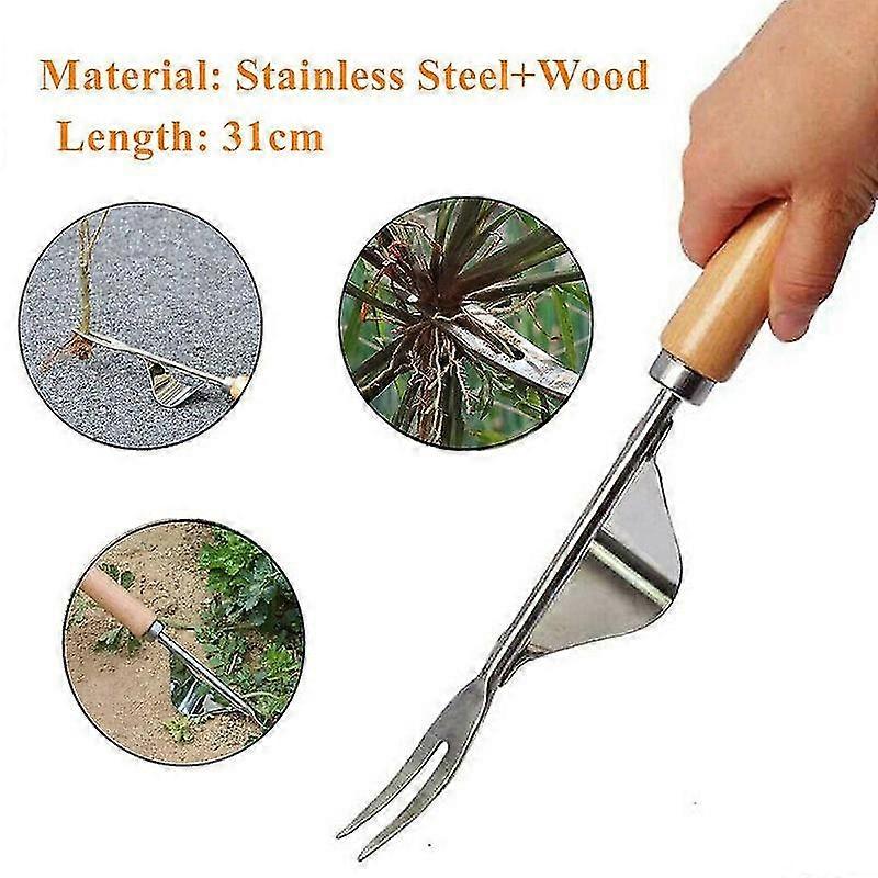 Hand Weeder Garden Weeding Tool 12 Inch Manual Weeder Rust-resistant