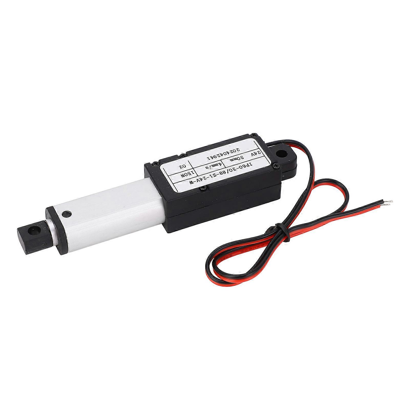 30 mm Mini Motion Actuato,Electric Linear Actuators 4mm/s 150N IPX4,Low Noise Short Circuit Protection Actuatoring for Medical Industrial