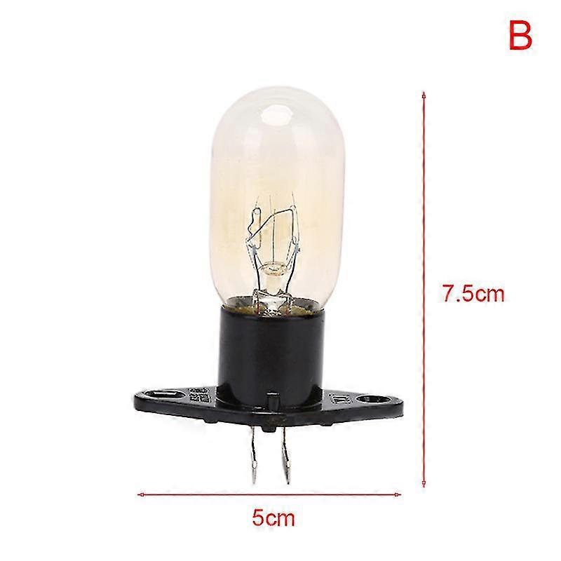 Microwave Oven Light Lamp Bulb Base Design 230v 20w Replacement With Lampholder