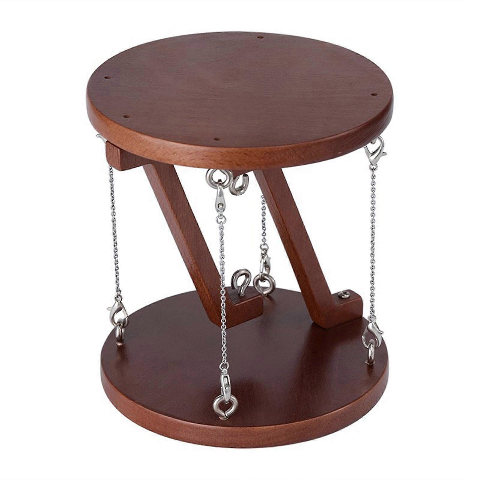 Storage Rack Organizer Smooth Edge Burr Free Strong Load-bearing Wooden Display Stand Sturdy Floating Shelf