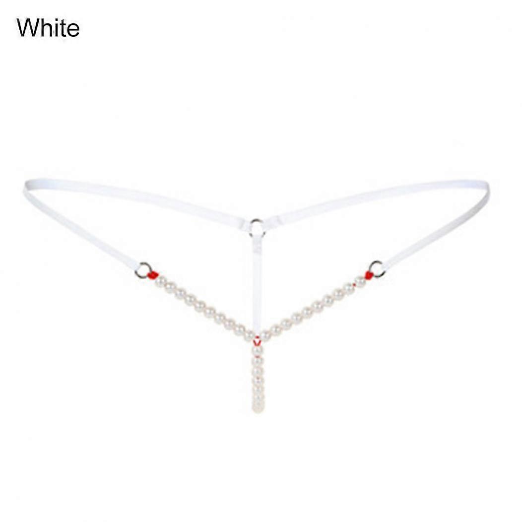 Sexy Lady ouvertless Kunstperlen String G-String Slip Unterwäsche Unterhose