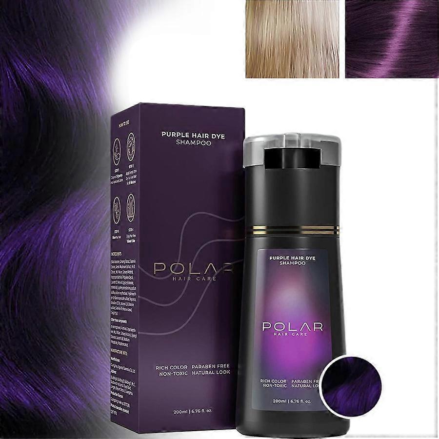 Hair Dye Shampoo,Haircare Instant Dye Shampoo, Natural Hair Color Shampoo for Gray Hair Coverage, Suitable for Women & Man