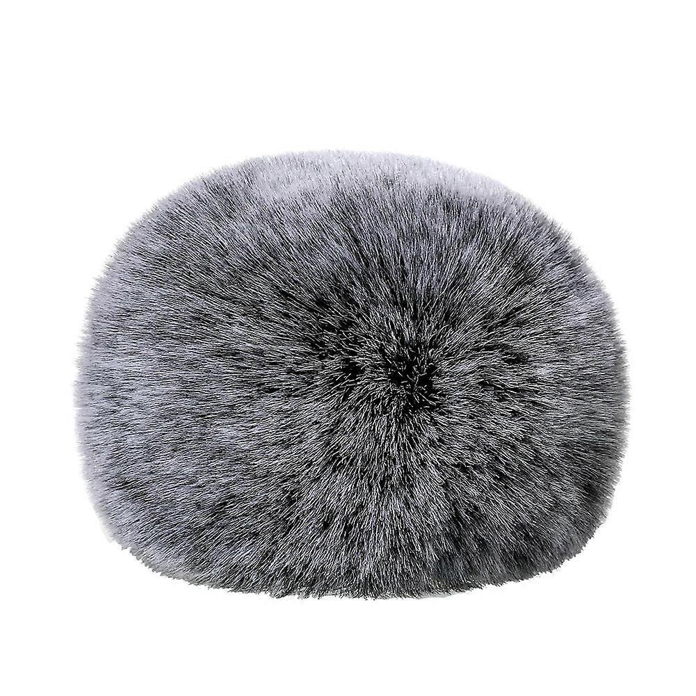 Mic Foam Cover for Blue Microphone,Mic Foam Cover with Furry Windscreen Muff Windshield for White+Black