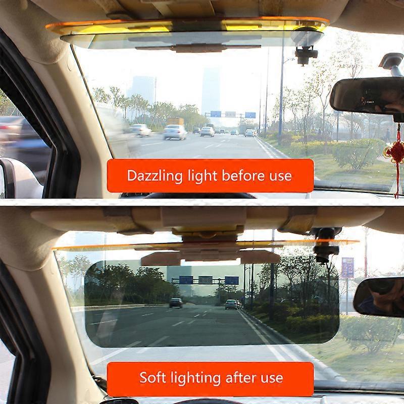 1PC HD Anti-UV Anti-éblouissant Lunettes Clip-on Conduite Véhicule Bouclier Pour Vue Visière Rétroviseur De Conduite Rotatif Voiture Pare-Soleil De Voiture
