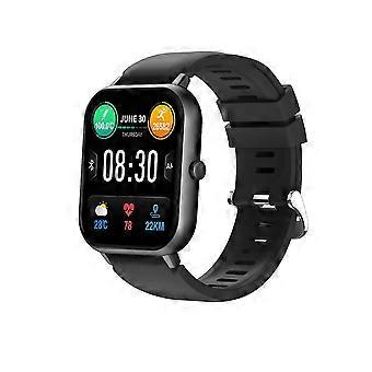 Zl54c Reloj Hombres Mujeres Sport Fitness Tracker Sueño Frecuencia Cardíaca Ip67 Impermeable Bluetooth Smartwatch Aleación Negro