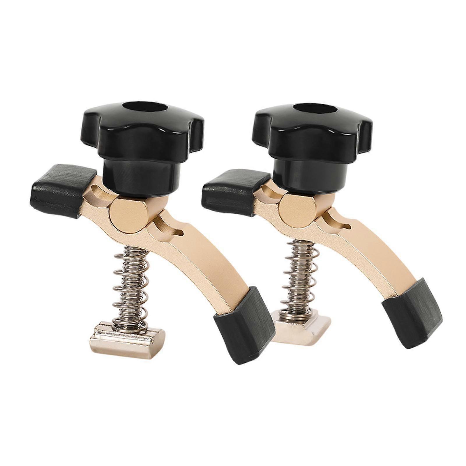 2x Arcuate Press Plate Clamps Working Table Milling T Track Hold Down Clamps