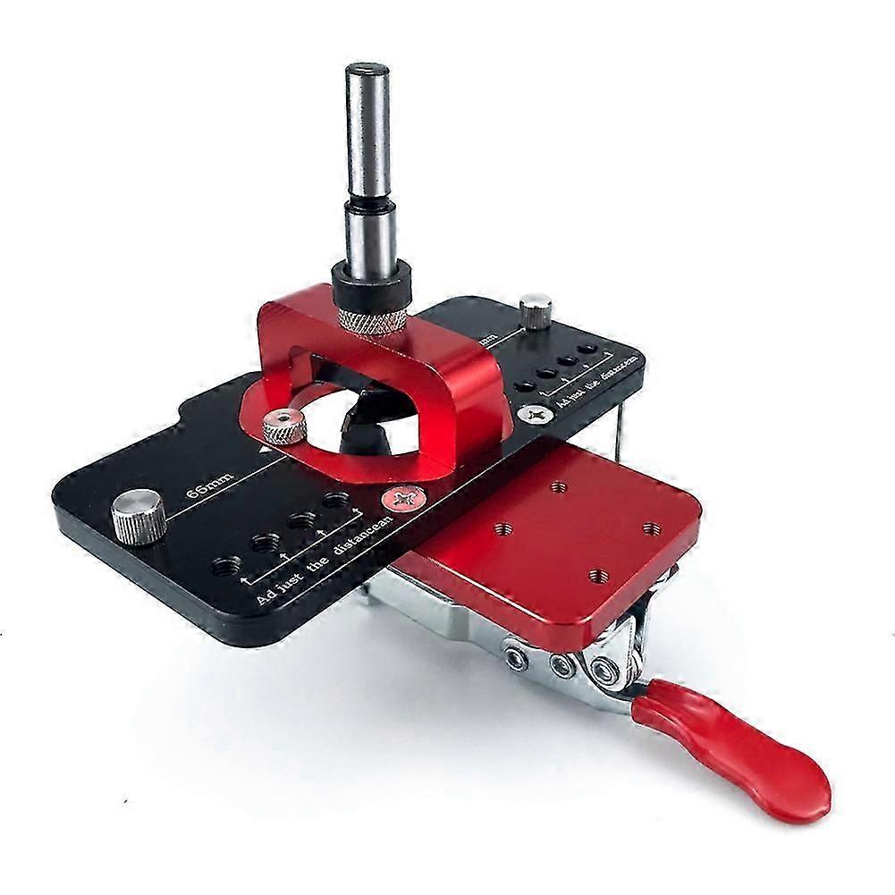 35Mm Hinge Boring Jig Woodworking Hole Drilling Guide Locator with Fixture Hole Opener Template Doo