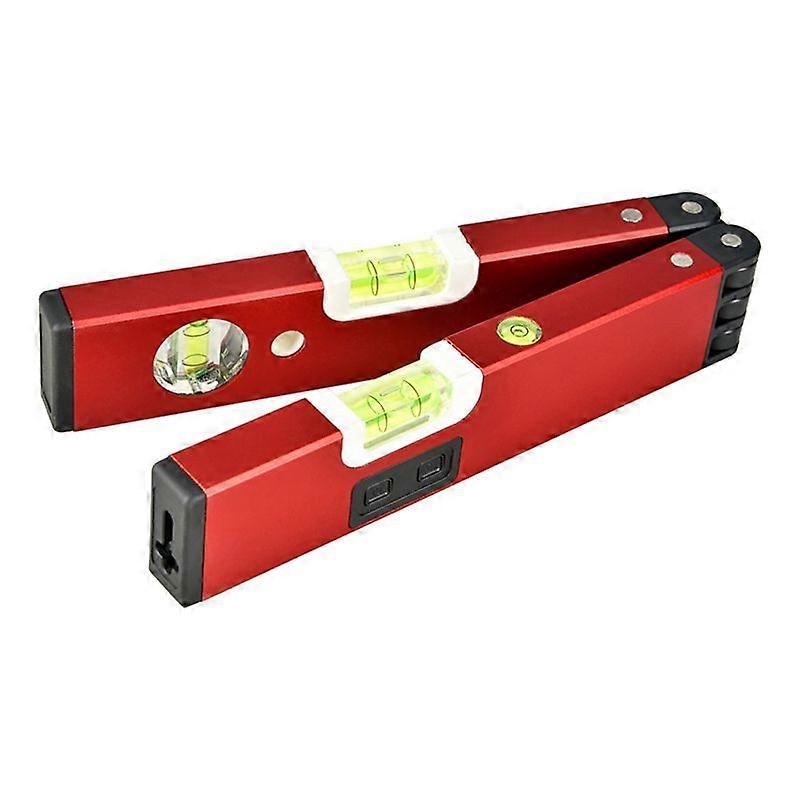 Multifunctional Aluminum Alloy Folded Laser Level Line Horizontal Vertical Angular Quick Accurate Leveling Magnetism