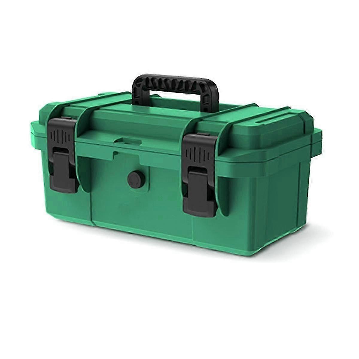 16inch Pp Tool Box Waterproof Professional Multifunctional Electrician Storage Protective Shockproof Suitcase Tool Box